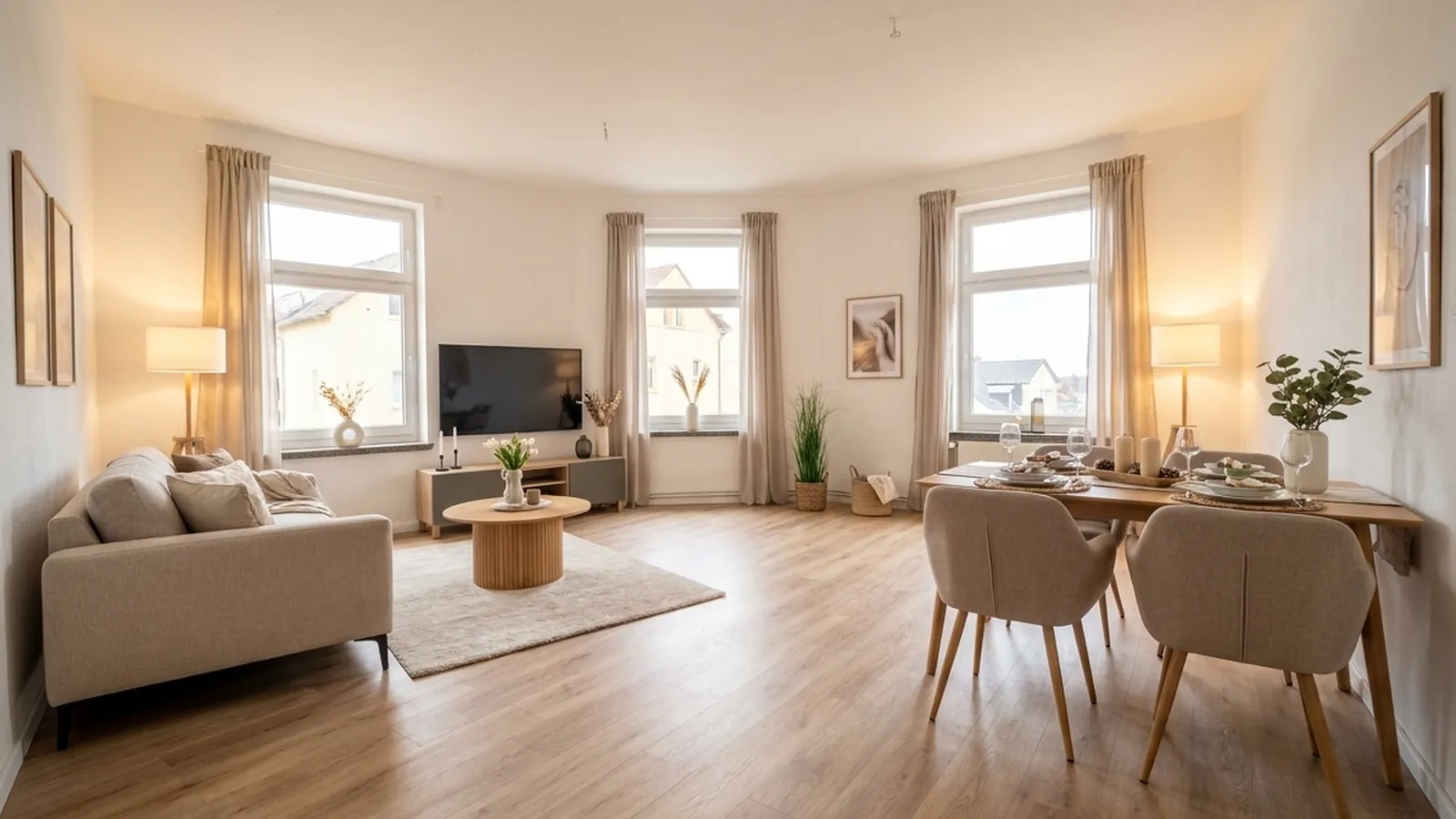 Moderne 2-Zimmer-Wohnung nach umfassender Sanierung