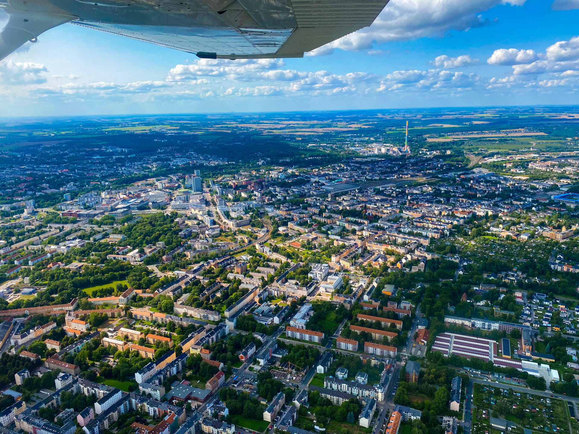 Gewerbepark ANNA Luftbild Chemnitz