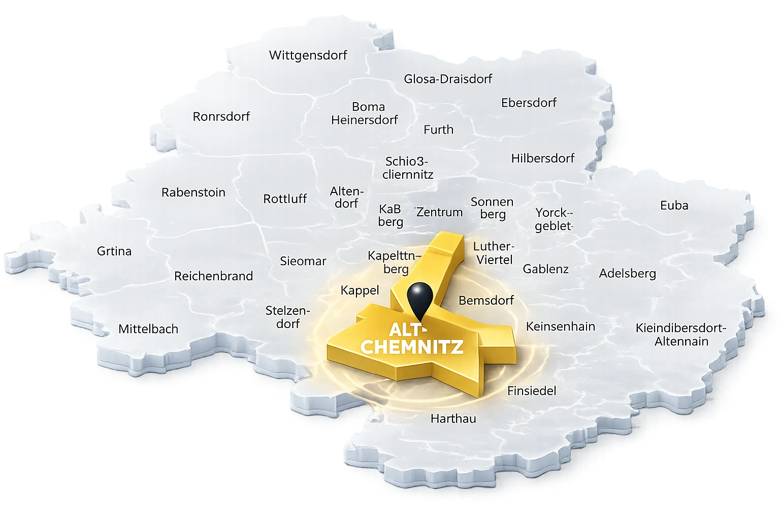 Karte Chemnitz Altchemnitz