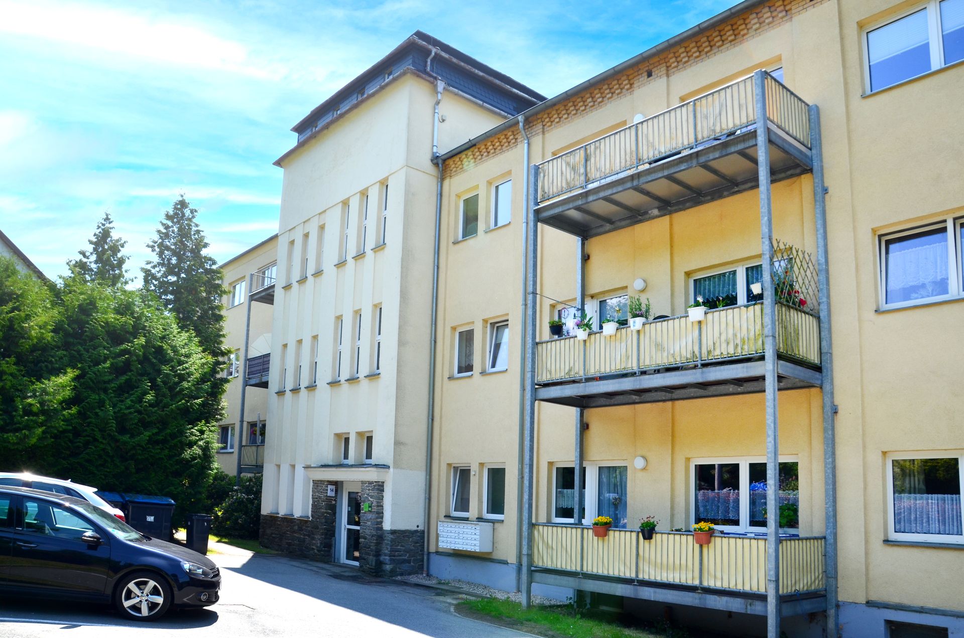 Wohnen im Grünen: Idyllische 2-Raum Wohnung in Amtsberg