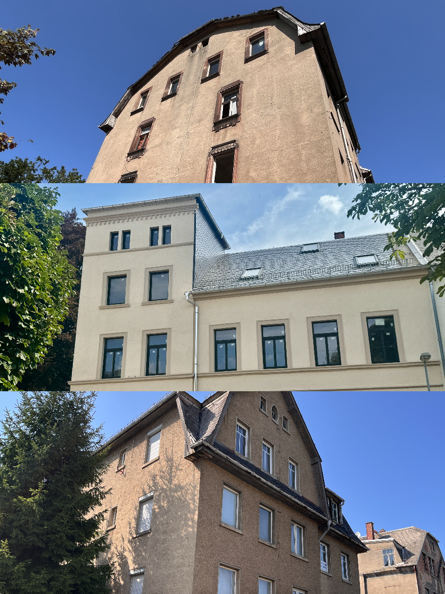 Attraktives Paket von drei Mehrfamilienhäusern mit hohem Entwicklungspotenzial